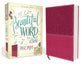 NIV Beautiful Word Bible Large Print Pink (Black Letter Edition)