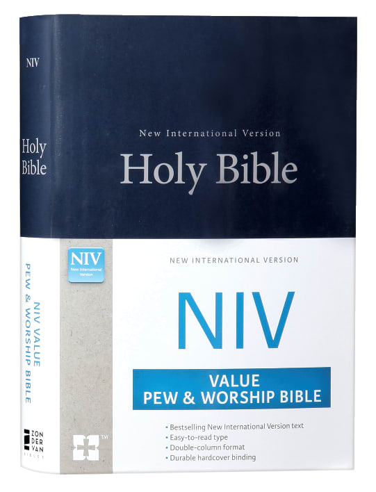 NIV Value Pew and Worship Bible Blue (Black Letter Edition)
