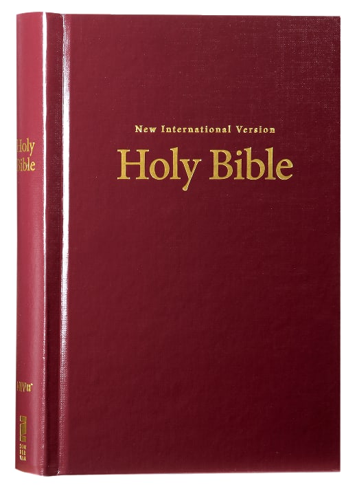 NIV Value Pew and Worship Bible Burgundy (Black Letter Edition)