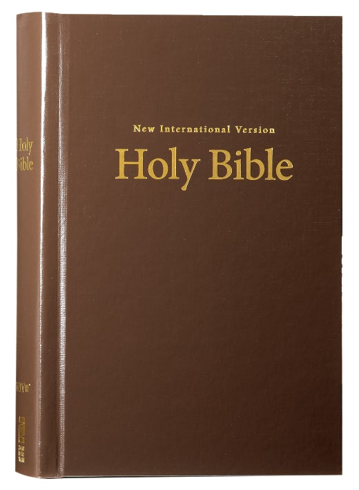 NIV Value Pew and Worship Bible Brown (Black Letter Edition)