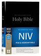 NIV Pew and Worship Bible Black (Black Letter Edition)