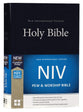 NIV Pew and Worship Bible Blue (Black Letter Edition)