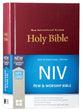 NIV Pew and Worship Bible Burgundy (Black Letter Edition)