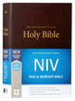 NIV Pew and Worship Bible Brown (Black Letter Edition)