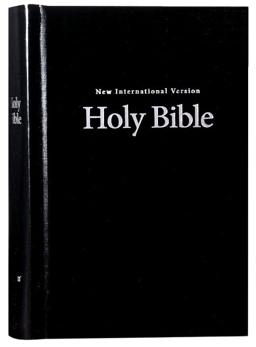NIV Pew and Worship Bible Large Print Black (Black Letter Edition)