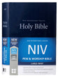NIV Pew and Worship Bible Large Print Blue (Black Letter Edition)