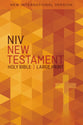 NIV Outreach New Testament Large Print Orange Cross (Black Letter Edition)