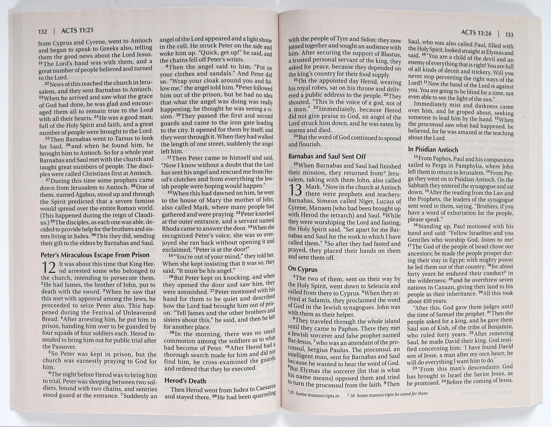 NIV Outreach New Testament Large Print Orange Cross (Black Letter Edition)