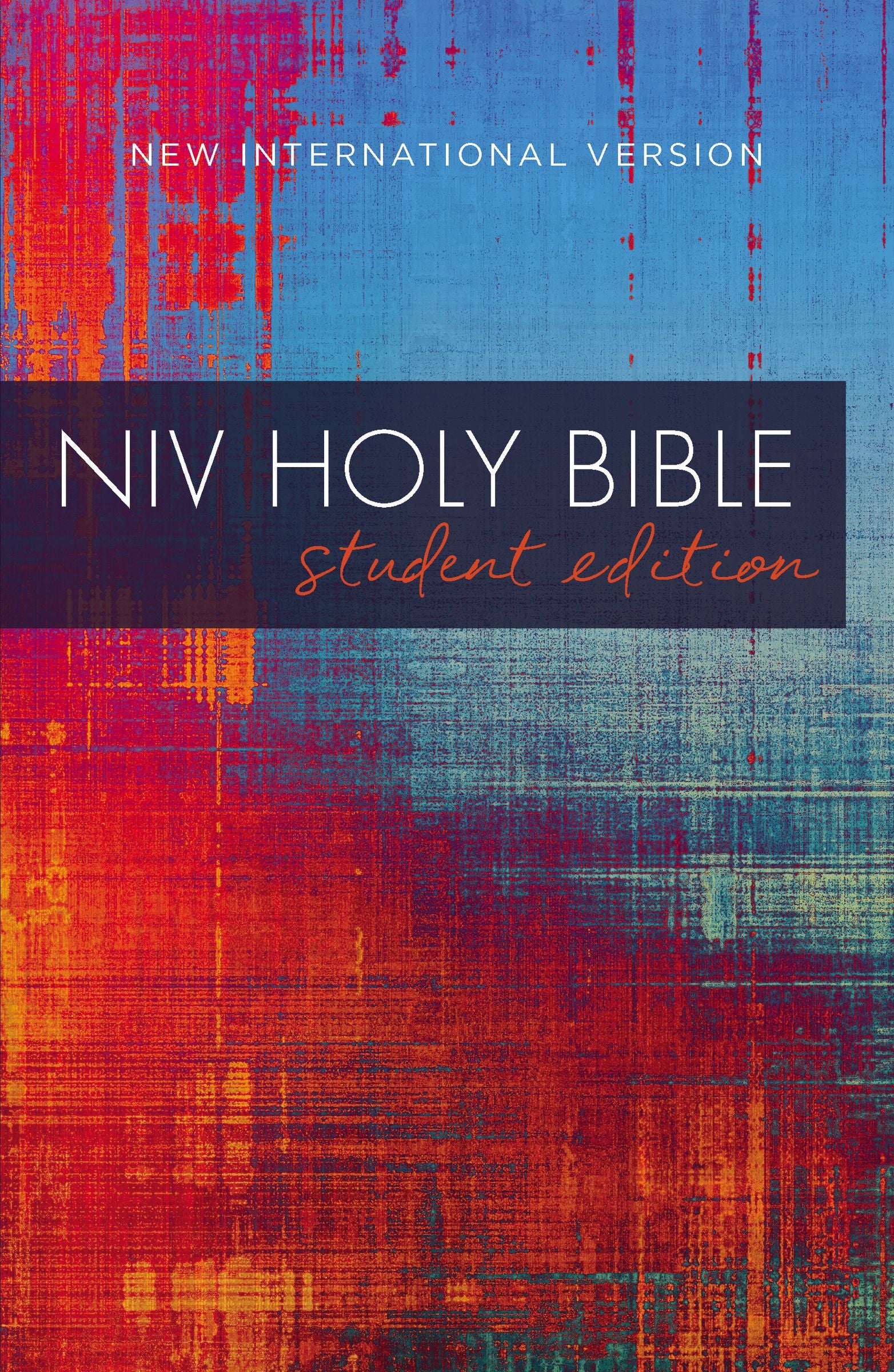 NIV Student Outreach Bible Red Blue Graphic