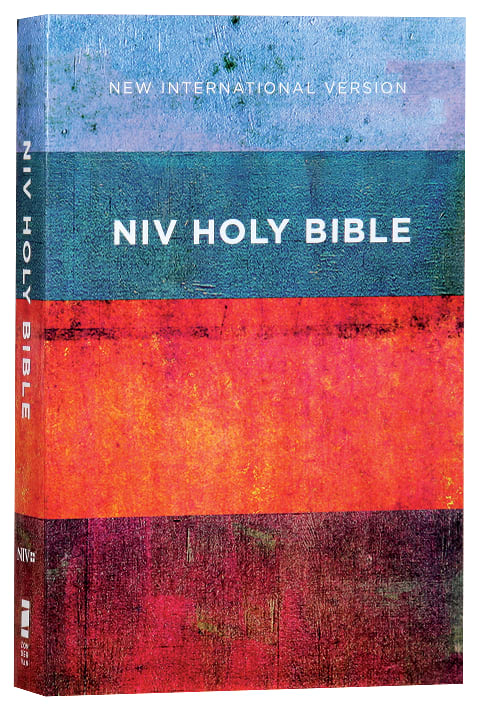 NIV Value Outreach Bible Red Blue Stripes (Black Letter Edition)
