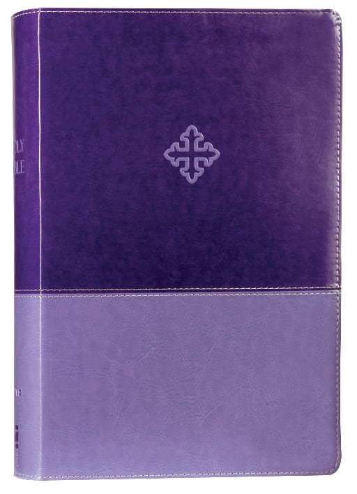 Amplified Study Bible Purple Indexed (Black Letter Edition)