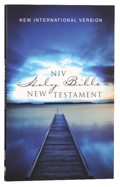 NIV Outreach New Testament Blue Pier (Black Letter Edition)