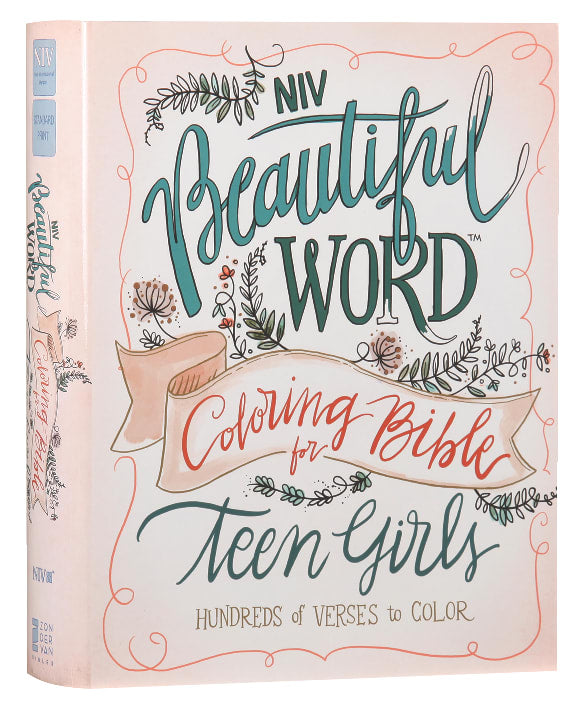 NIV Beautiful Word Coloring Bible For Teen Girls (Black Letter Edition)
