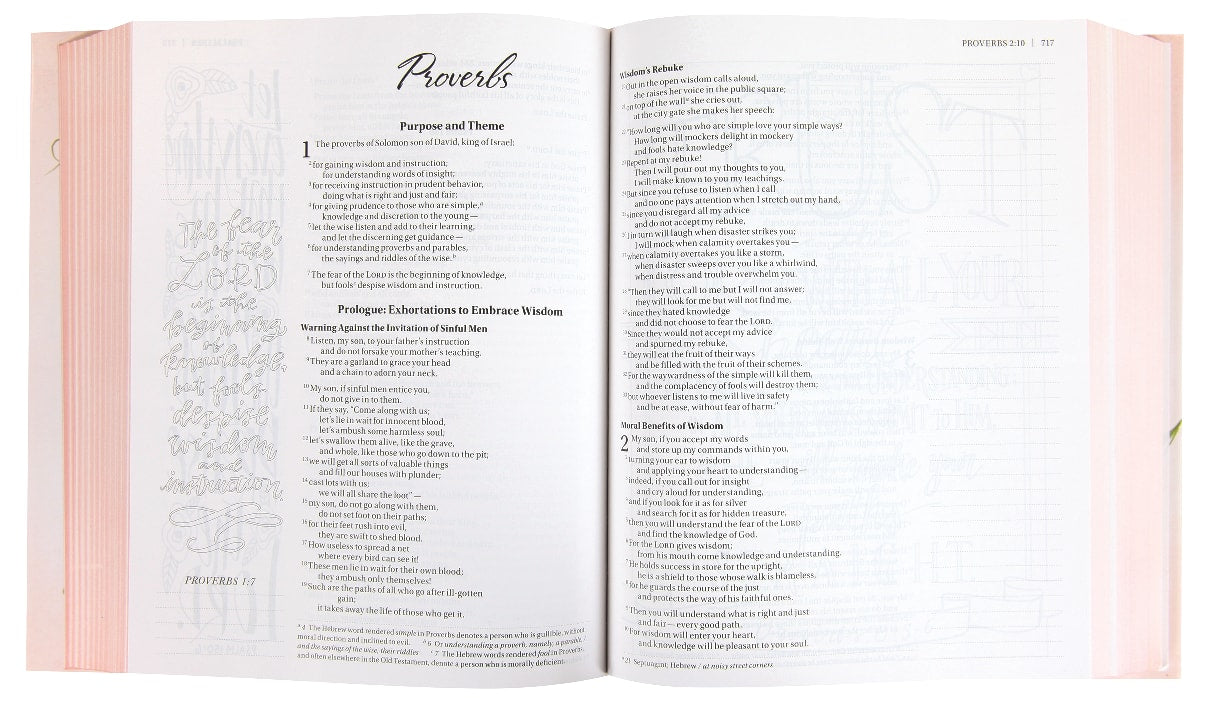 NIV Beautiful Word Coloring Bible For Teen Girls (Black Letter Edition)