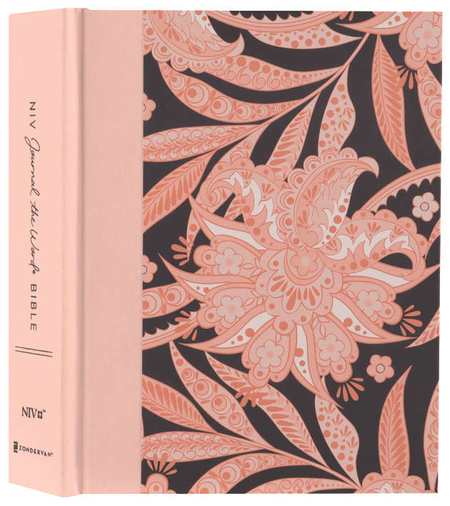 NIV Journal the Word Bible For Teen Girls Pink Floral (Red Letter Edition)
