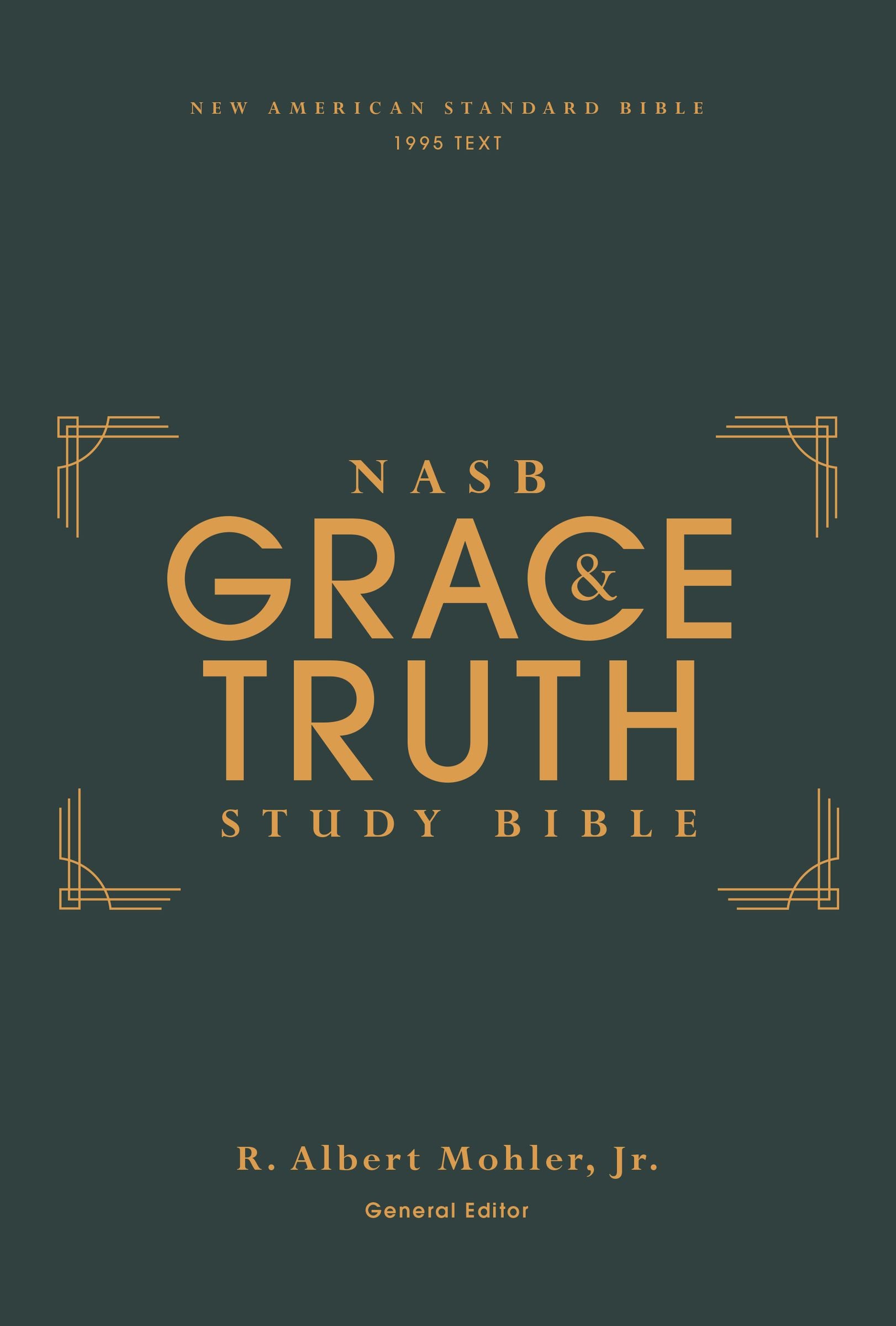 NASB Grace and Truth Study Bible Green 1995 Text (Red Letter Edition)