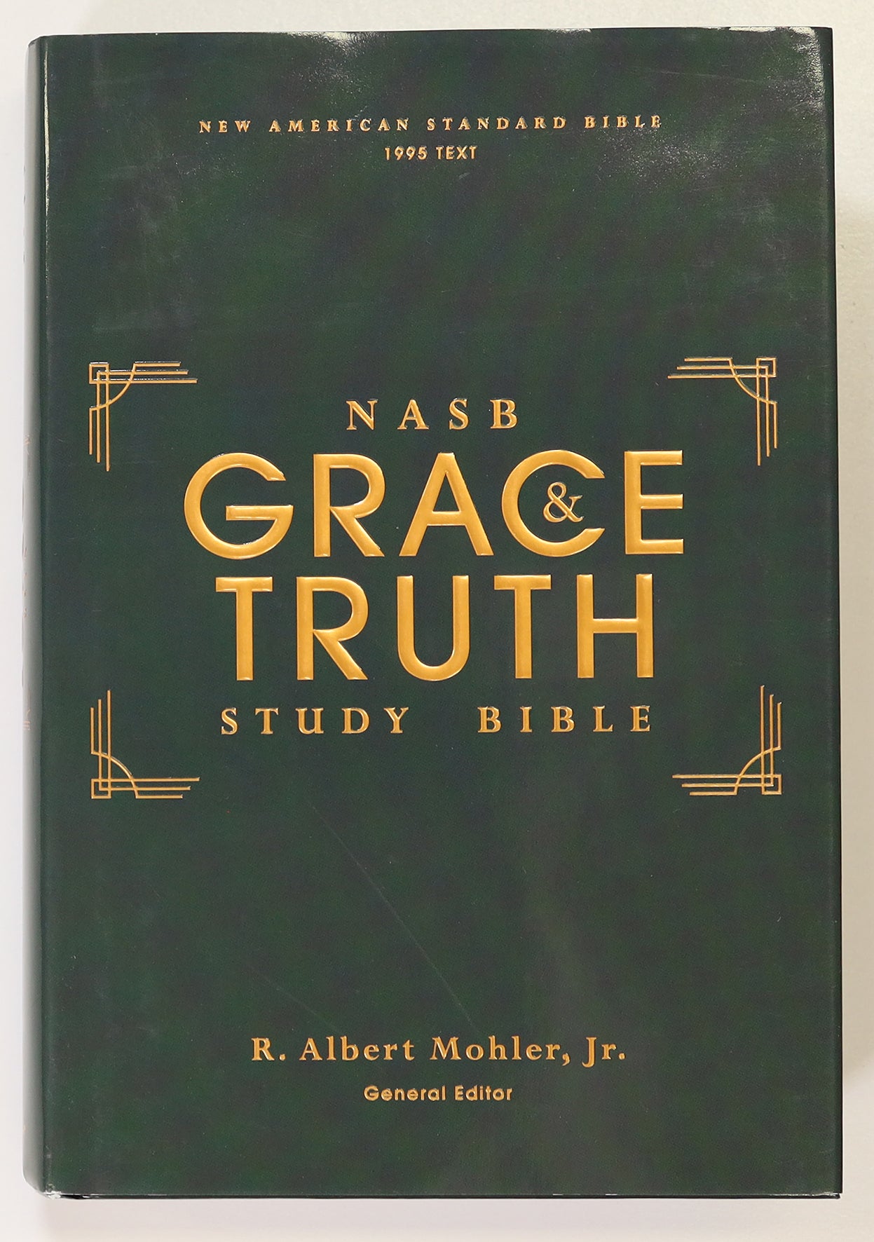 NASB Grace and Truth Study Bible Green 1995 Text (Red Letter Edition)