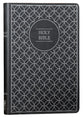 NIV Value Thinline Bible Large Print Gray/Black (Black Letter Edition)