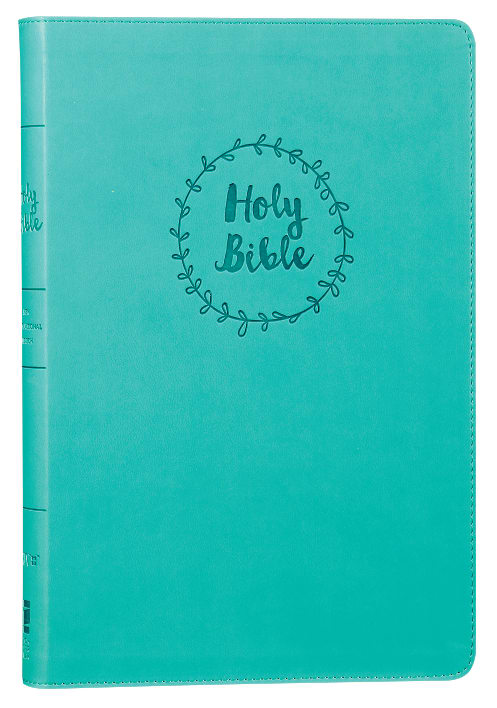 NIV Value Thinline Bible Large Print Blue (Black Letter Edition)