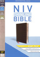 NIV Thinline Bible Giant Print Black Indexed (Red Letter Edition)
