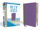 NIV Thinline Bible Giant Print Gray/Purple (Red Letter Edition)