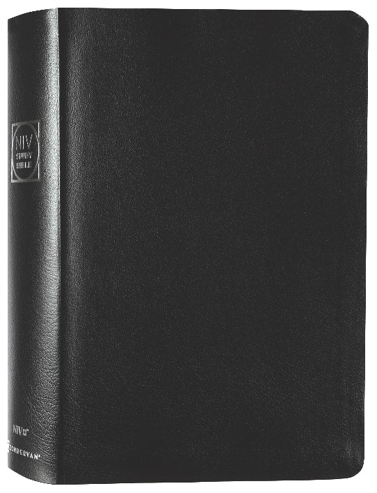 NIV Study Bible Black (Red Letter Edition) Fully Revised Edition (2020)