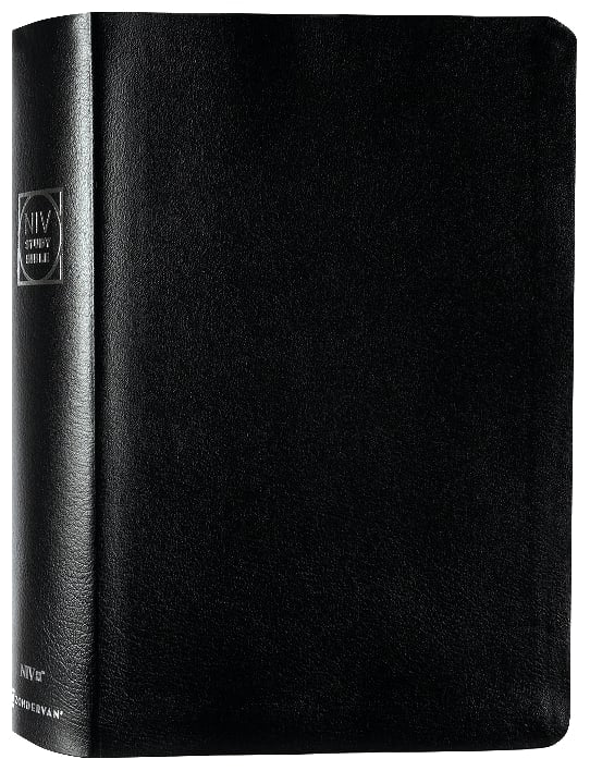NIV Study Bible Black Indexed (Red Letter Edition) Fully Revised Edition (2020)
