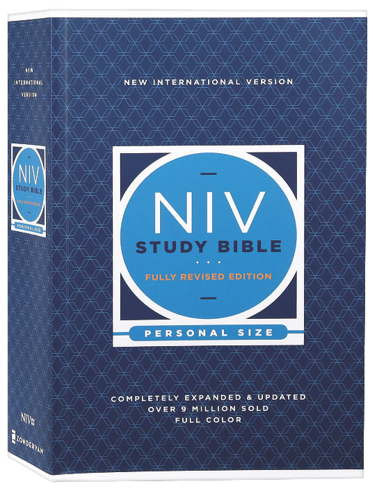 NIV Study Bible Personal Size (Red Letter Edition) Fully Revised Edition (2020)