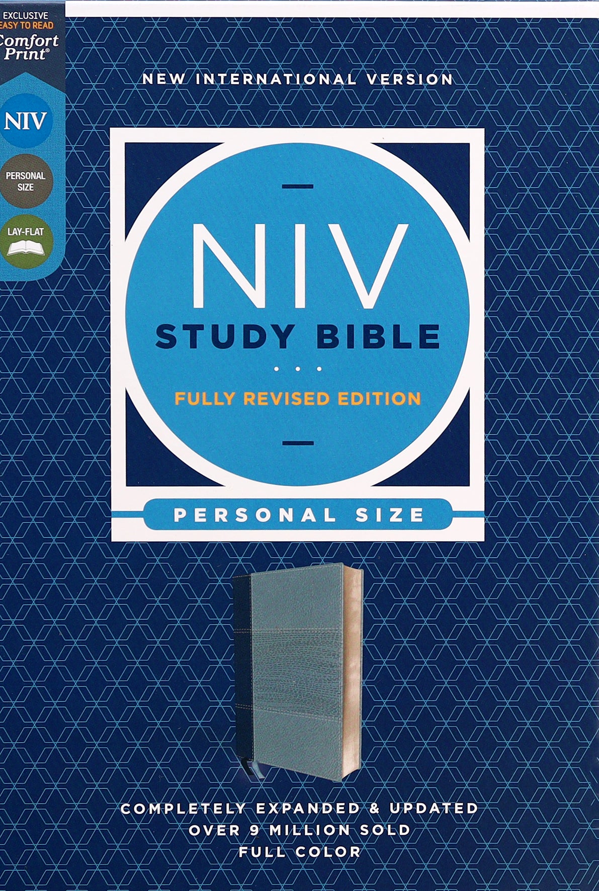 NIV Study Bible Personal Size Navy/Blue (Red Letter Edition) Fully Revised Edition (2020)