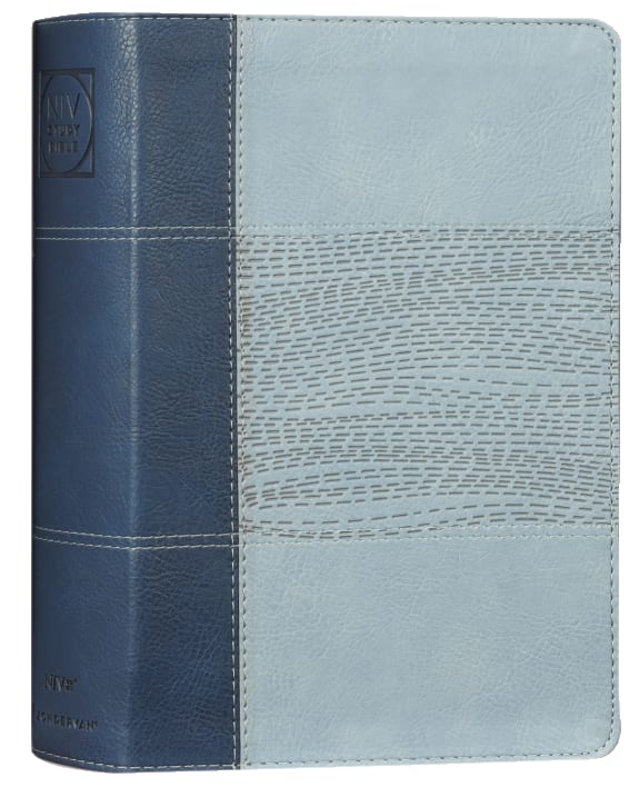 NIV Study Bible Personal Size Navy/Blue Indexed (Red Letter Edition) Fully Revised Edition (2020)