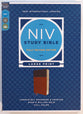 NIV Study Bible Large Print Brown (Red Letter Edition) Fully Revised Edition (2020)