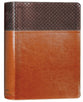 NIV Study Bible Large Print Brown Indexed (Red Letter Edition) Fully Revised Edition (2020)