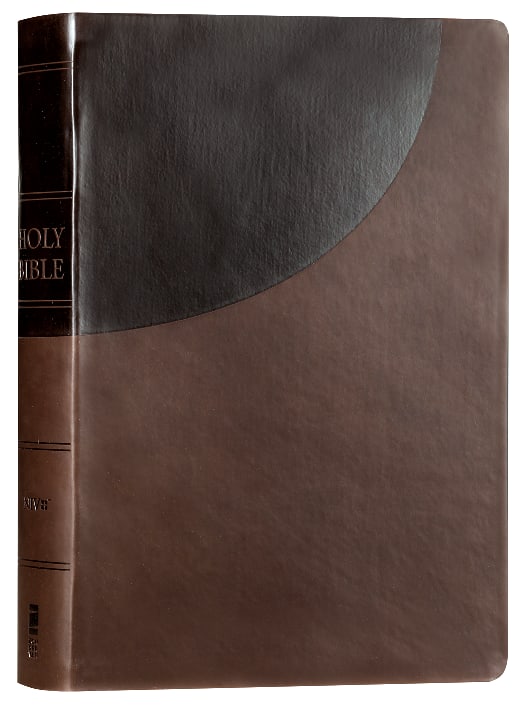 NIV Super Giant Print Reference Bible Brown (Red Letter Edition)