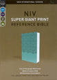 NIV Super Giant Print Reference Bible Blue (Red Letter Edition)