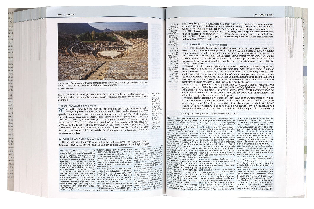 NIV Biblical Theology Study Bible (Black Letter Edition)