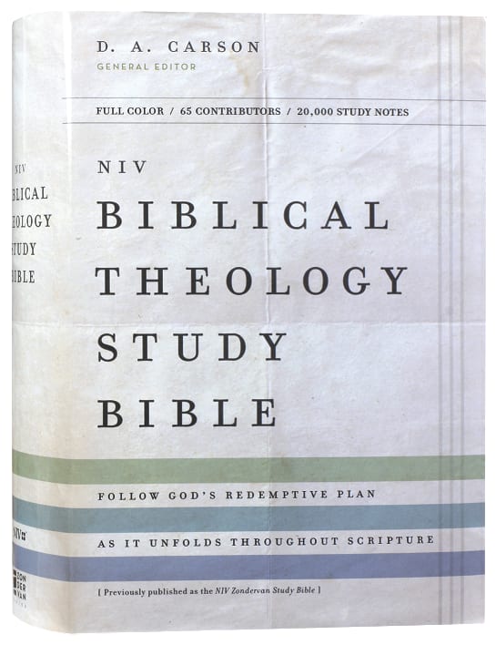 NIV Biblical Theology Study Bible (Black Letter Edition)