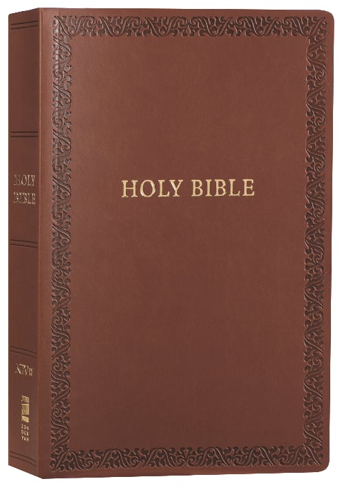 NIV Holy Bible Soft Touch Edition Brown (Black Letter Edition)