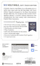 NIV Holy Bible Soft Touch Edition Black (Black Letter Edition)