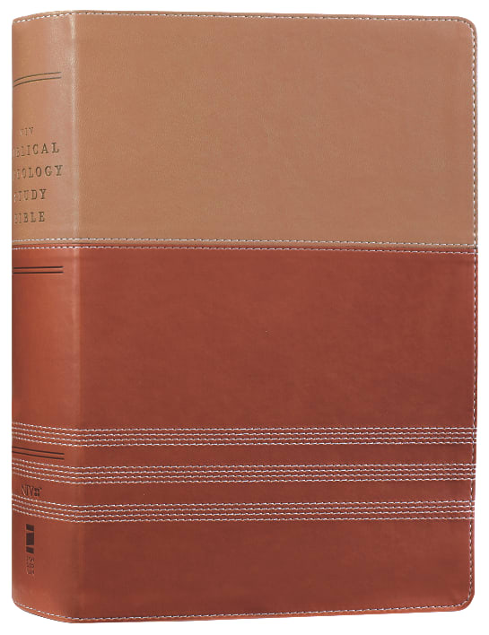 NIV Biblical Theology Study Bible Tan/Brown (Black Letter Edition)