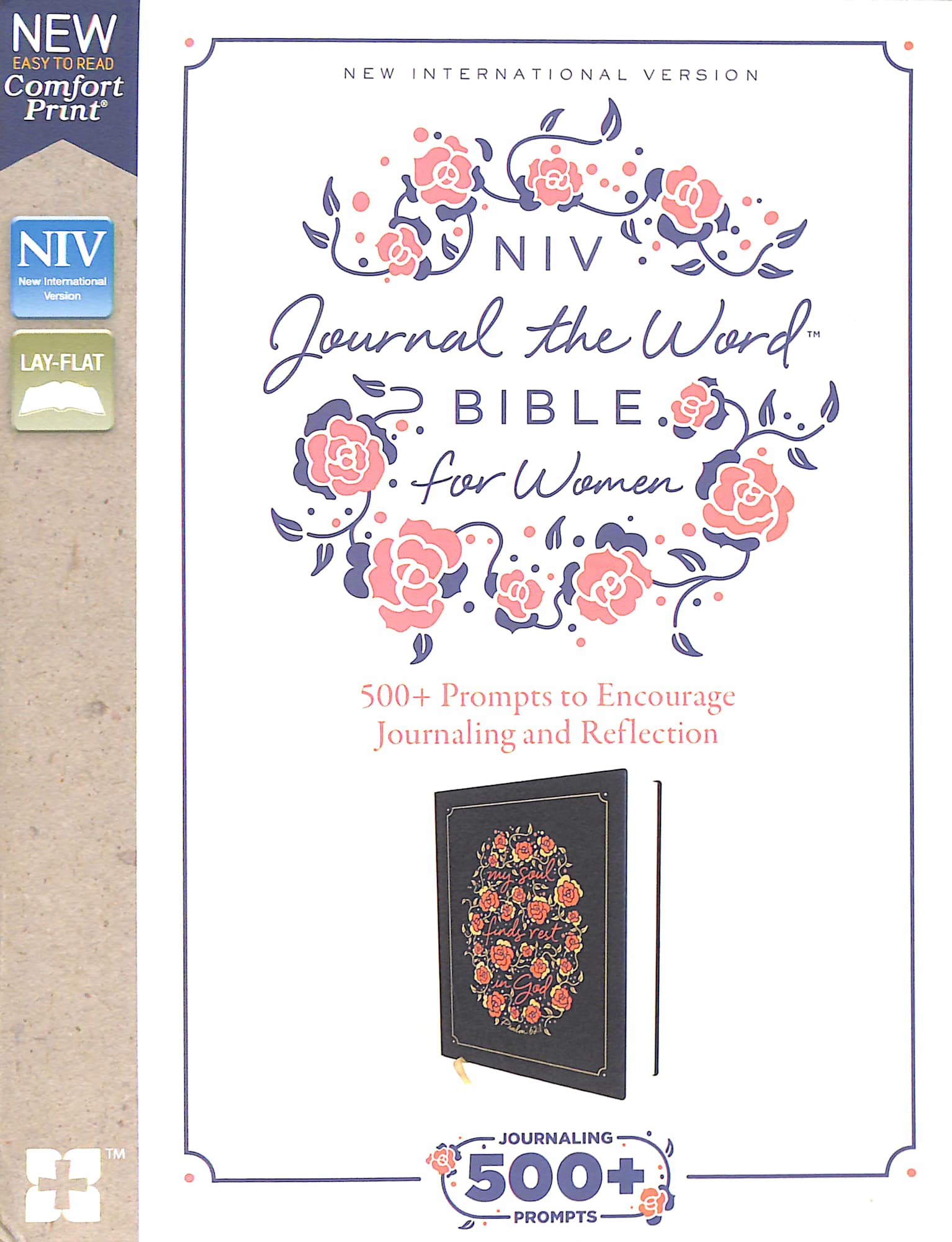 NIV Journal the Word Bible For Women Navy (Red Letter Edition)
