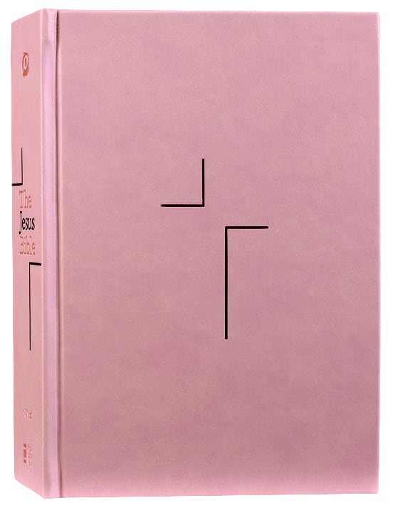NIV the Jesus Bible Pink Comfort Print Edition (Black Letter Edition)