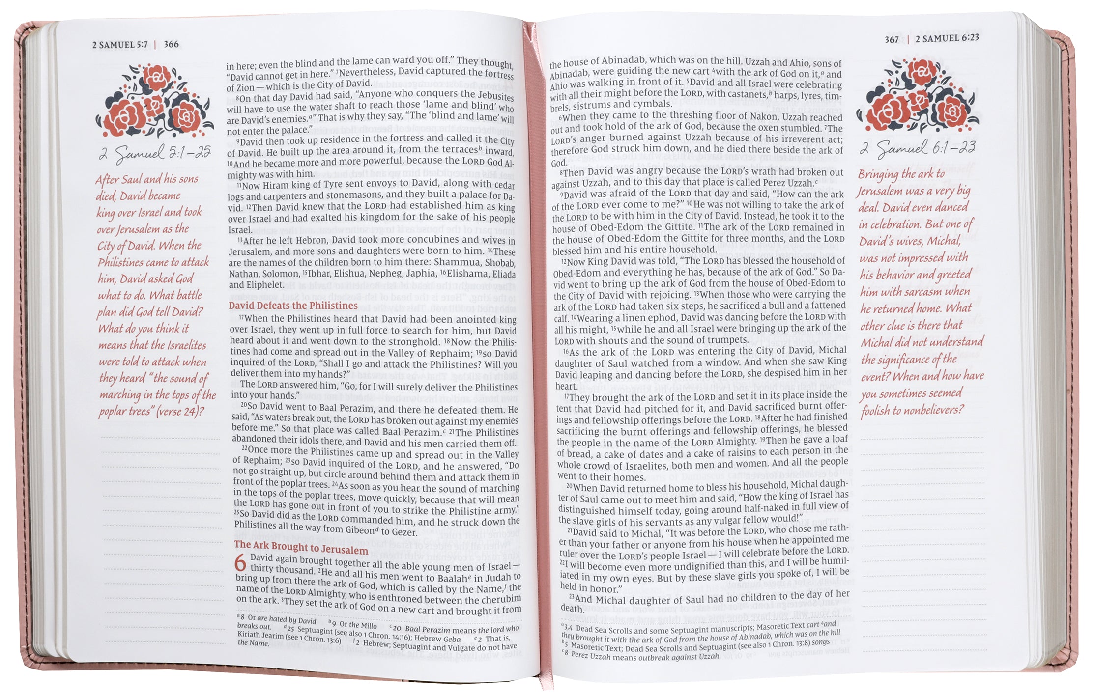 NIV Journal the Word Bible For Women Pink (Red Letter Edition)