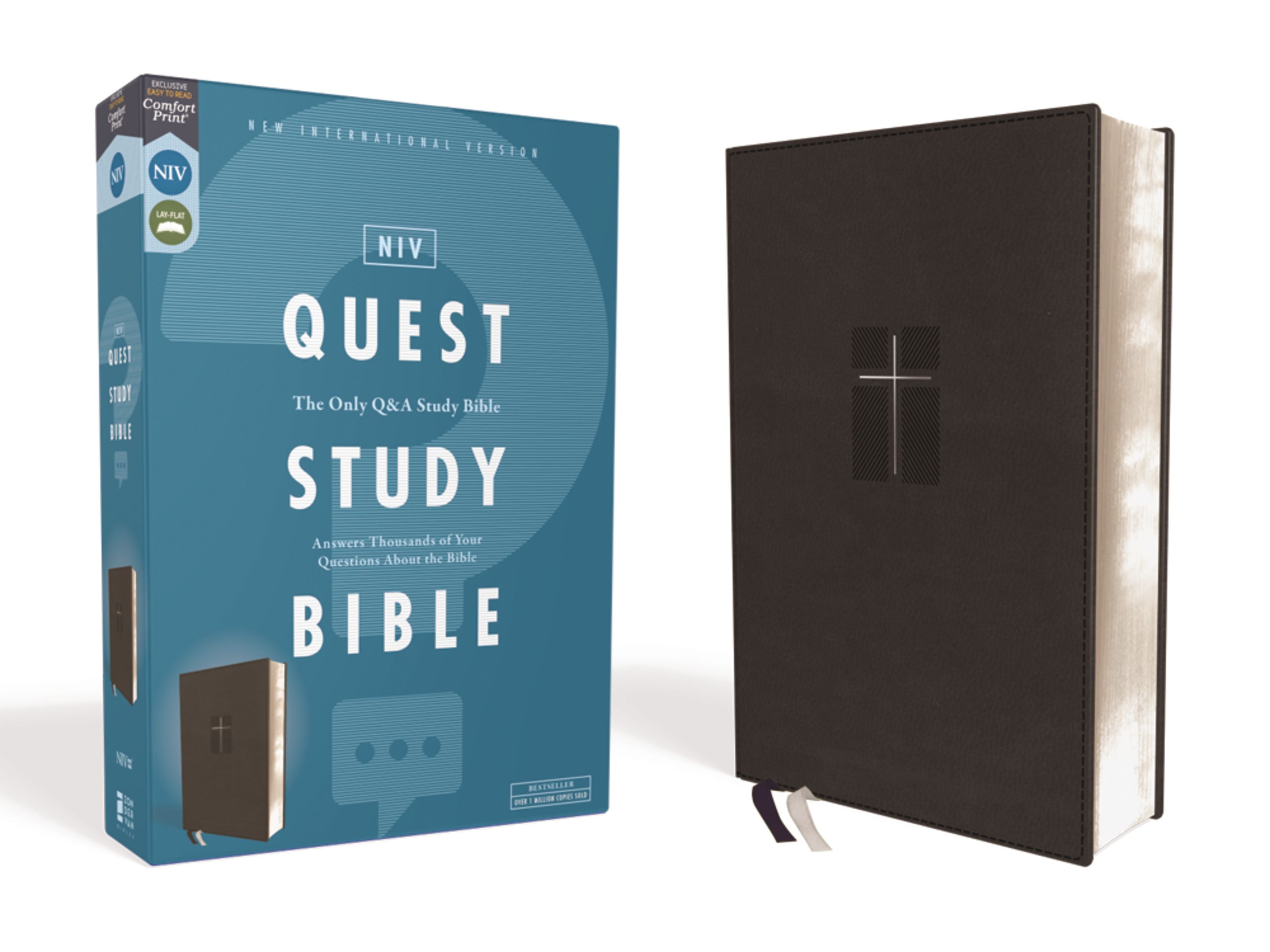 NIV Quest Study Bible Black