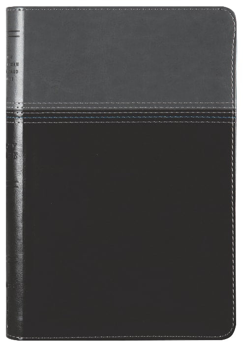 NASB Thinline Bible Black/Grey 1995 Text (Red Letter Edition)