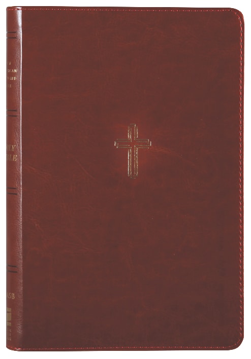 NASB Thinline Bible Brown 1995 Text (Red Letter Edition)