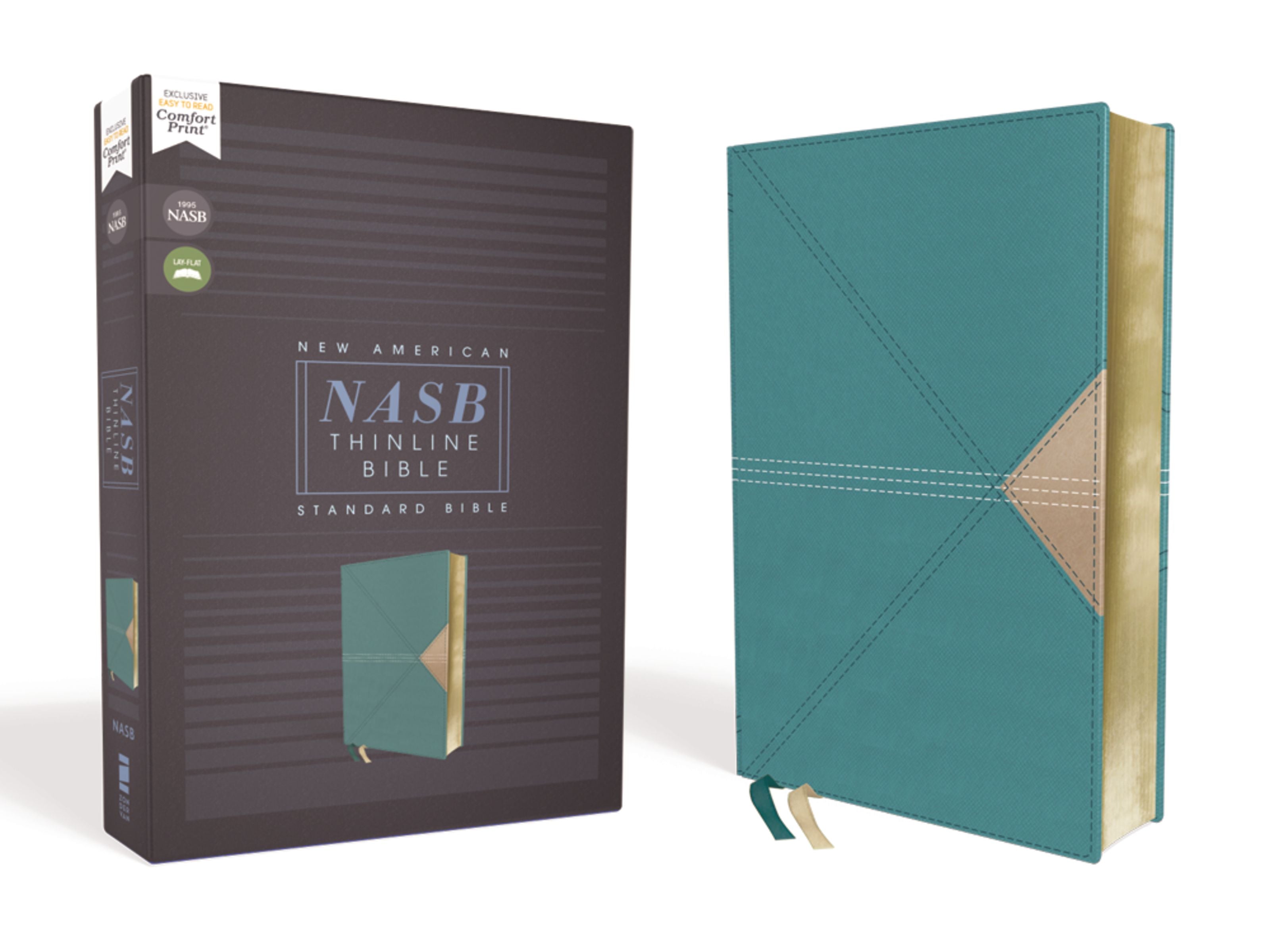 NASB Thinline Bible Teal 1995 Text (Red Letter Edition)