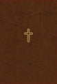 NASB Thinline Bible Large Print Brown 1995 Text (Red Letter Edition)