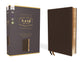 NASB Single-Column Reference Bible Brown 1995 Text (Black Letter Edition)
