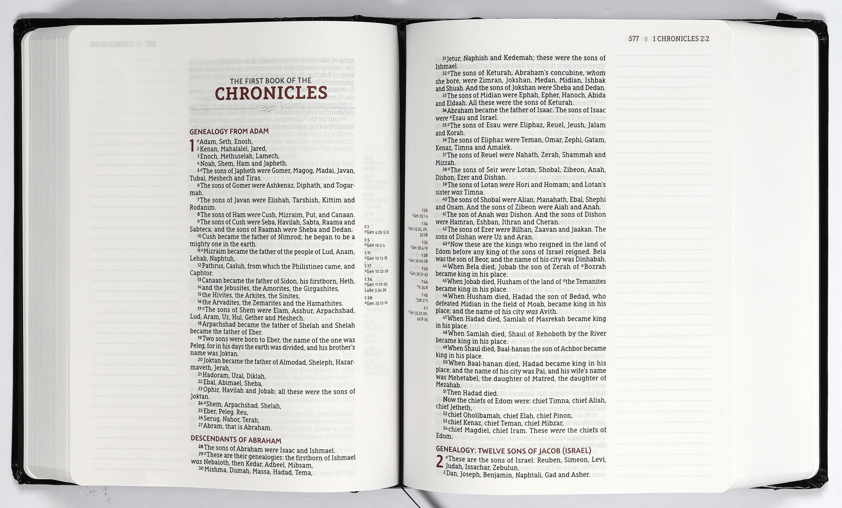 NASB Journal the Word Reference Bible Black Elastic Closure 1995 Text (Red Letter Edition)