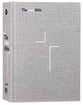 NIV the Jesus Bible Gray Linen Comfort Print Edition (Black Letter Edition)